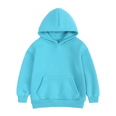 Autumn And Winter Kids Thickened Pocket Hoodie Custom