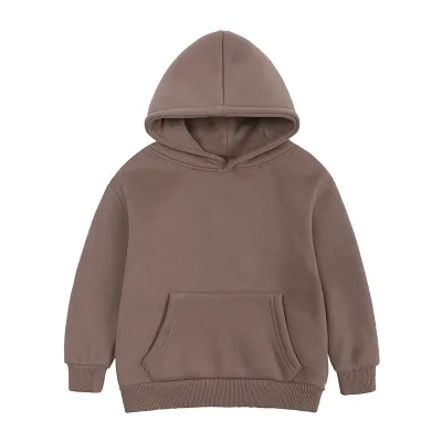 Autumn And Winter Kids Thickened Pocket Hoodie Custom
