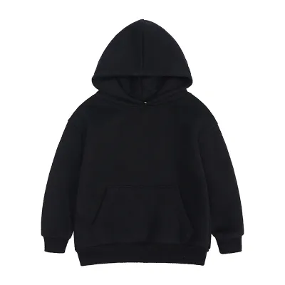 Autumn And Winter Kids Thickened Pocket Hoodie Custom