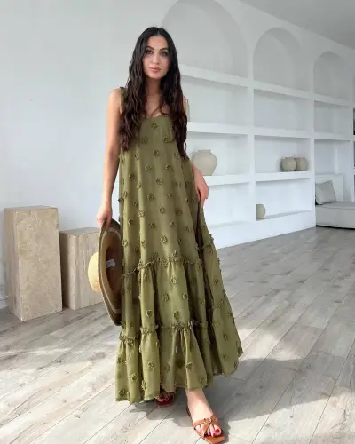 Summer Women Floral Sling Maxi Dress