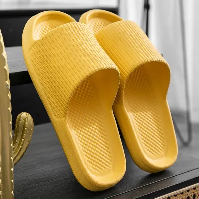 Men And Women Couples Fashion Solid Color EVA Flat Slippers