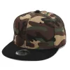 Color Block Camouflage Black Along