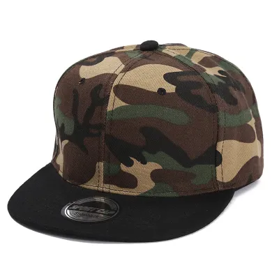 Simple Neutral Camouflage Color Matching Cap