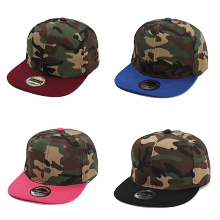 Simple Neutral Camouflage Color Matching Cap