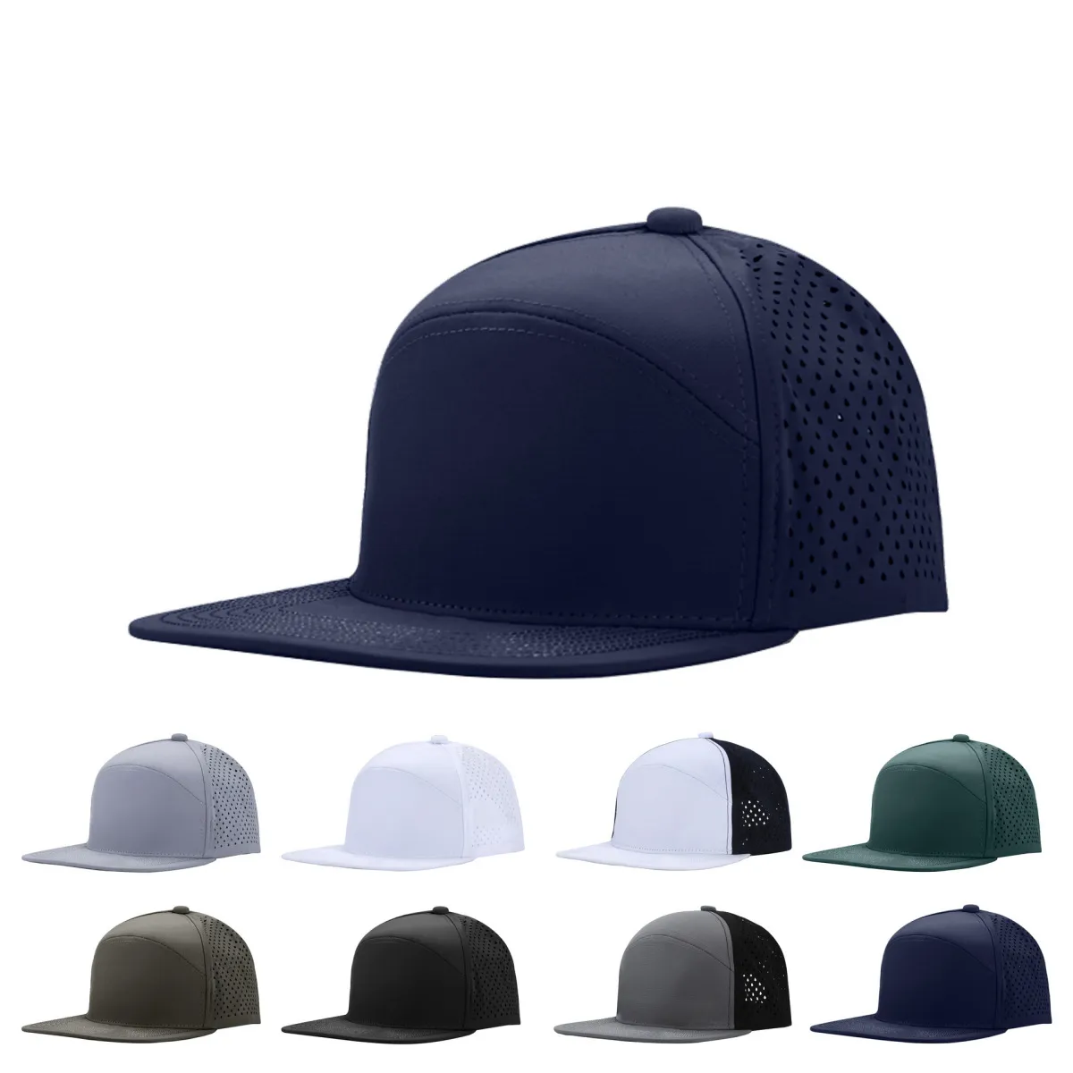 Neutral Simple Solid Color Mesh Breathable Sunshade Cap Dome Personality Street Hip Hop