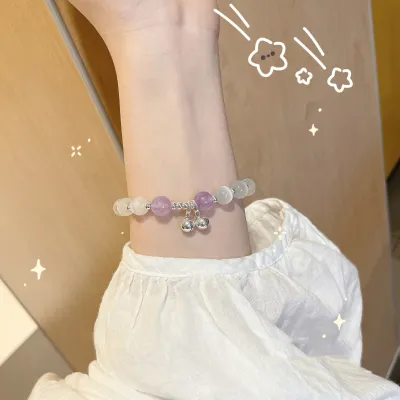 Women Fashion Cat Eye Crystal Beaded Bracelet