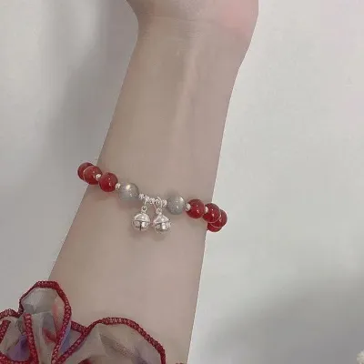 Women Fashion Cat Eye Crystal Beaded Bracelet