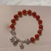 [Peace Joy] Agate Red Bracelet