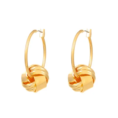 Fashion Exaggerated Creative Distorted Geometric Alloy Stud Earrings