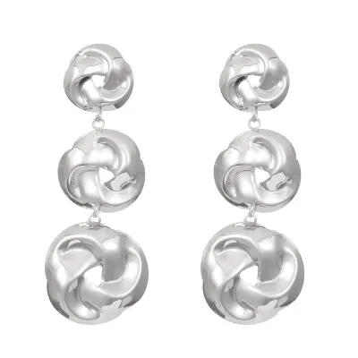Fashion Exaggerated Creative Distorted Geometric Alloy Stud Earrings