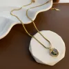 02-J17 Love Abalone Shell Necklace