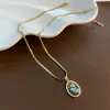 03-H2 Abalone Pendant Necklace