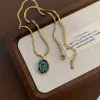 05-I8 Round Abalone Pendant Necklace