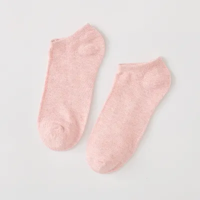 Women Fashion Candy Color Invisible Shallow Socks 10 Pairs