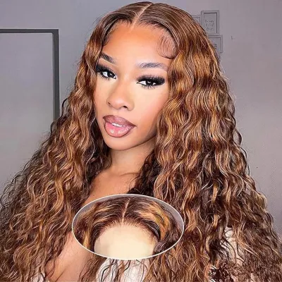 Women Exotic Solid Color Long Curly Wig with Qi Bangs High Temperature Wire Beauty Wigs