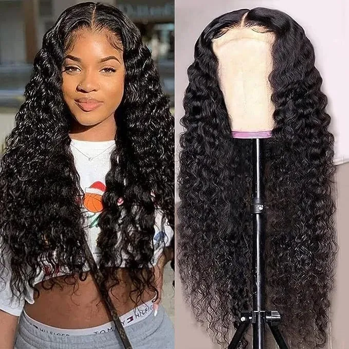Women Exotic Solid Color Long Curly Wig with Qi Bangs High Temperature Wire Beauty Wigs