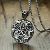 Round Brand With Stainless Steel Chain