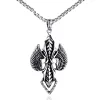 Wings Cross With Stainless Steel Chain