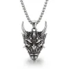 Demon Mask With Stainless Steel Chain
