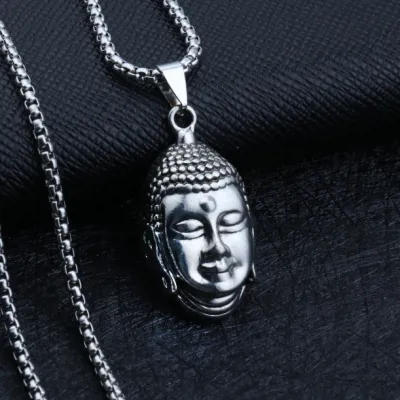Men Fashion Casual Hip Hop Vintage Keel Chain Necklace Stainless Steel Alloy Pendant