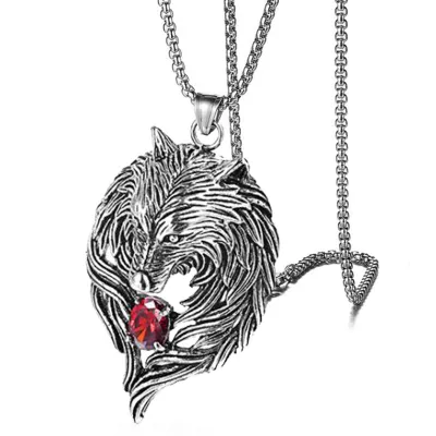 Men Fashion Casual Hip Hop Vintage Keel Chain Necklace Stainless Steel Alloy Pendant