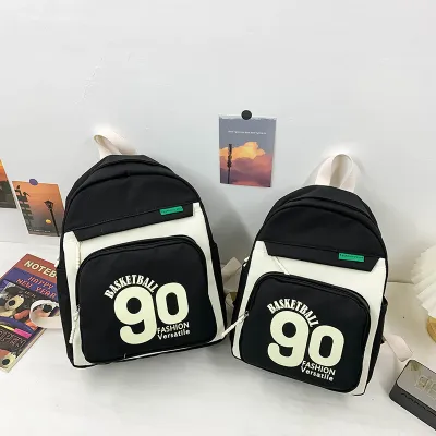 Kids Unisex Casual Cute Letter Print Backpacks Bag Medium Nylon