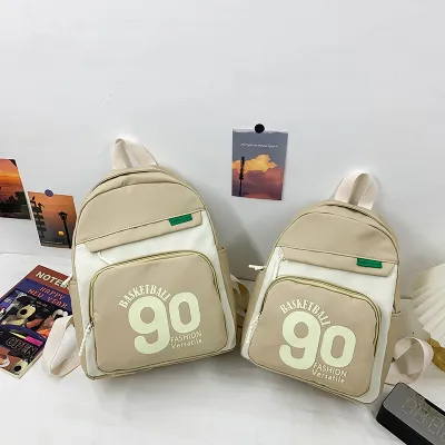 Kids Unisex Casual Cute Letter Print Backpacks Bag Medium Nylon