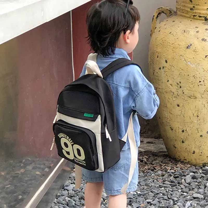 Kids Unisex Casual Cute Letter Print Backpacks Bag Medium Nylon