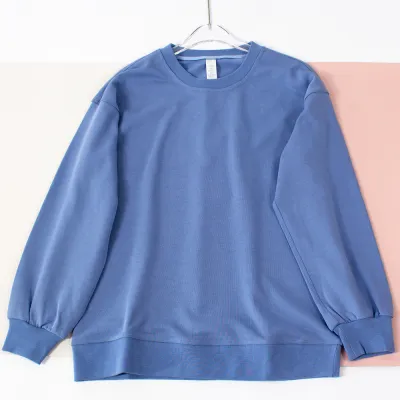 Women's Casual Loose Round Neck Long Sleeve Sweatshirt for Yoga and Outdoor Autumn Wear