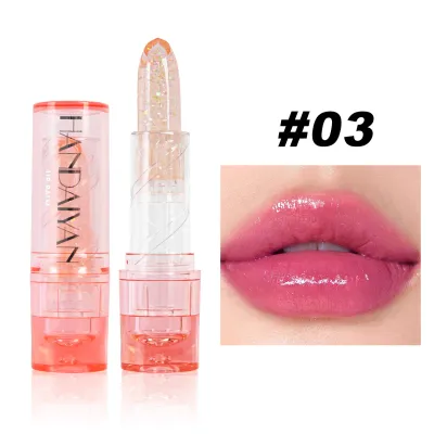 Women Handaiyan Simple 4-Color Warm Anti-Dry Long-Lasting Moisturizing Lip Balm