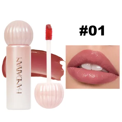 Handaiyan Women Moisturizing Long-Lasting Mirror Lip Glaze Easy To Color