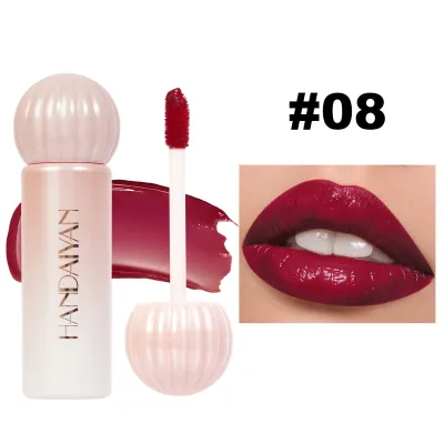 Handaiyan Women Moisturizing Long-Lasting Mirror Lip Glaze Easy To Color