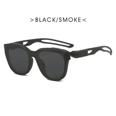 Outdoor Sports Riding Curved Bending Sunglasses Heart Shape UV Protection