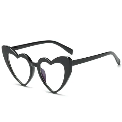 Fashion Heart Shaped Sunglasses PC Frame