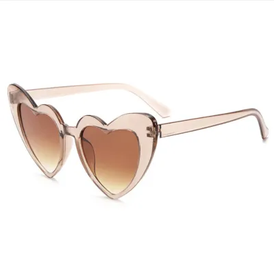 Fashion Heart Shaped Sunglasses PC Frame