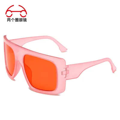 Fashion Large Frame Square Sunglasses Plastic PC