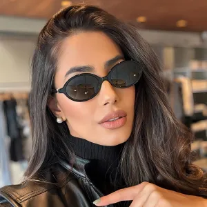 Vintage Oval Small PC Sunglasses