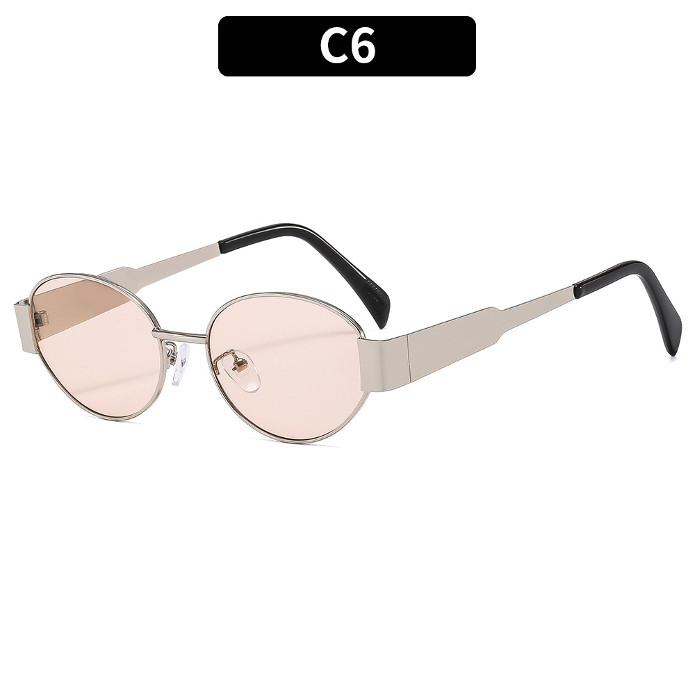 Wholesale Metal Oval Sunglasses