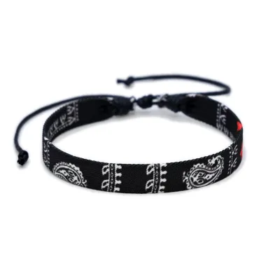 Ethnic Boho Style Woven Fabric Bracelet - Vacation Wind Couple Style