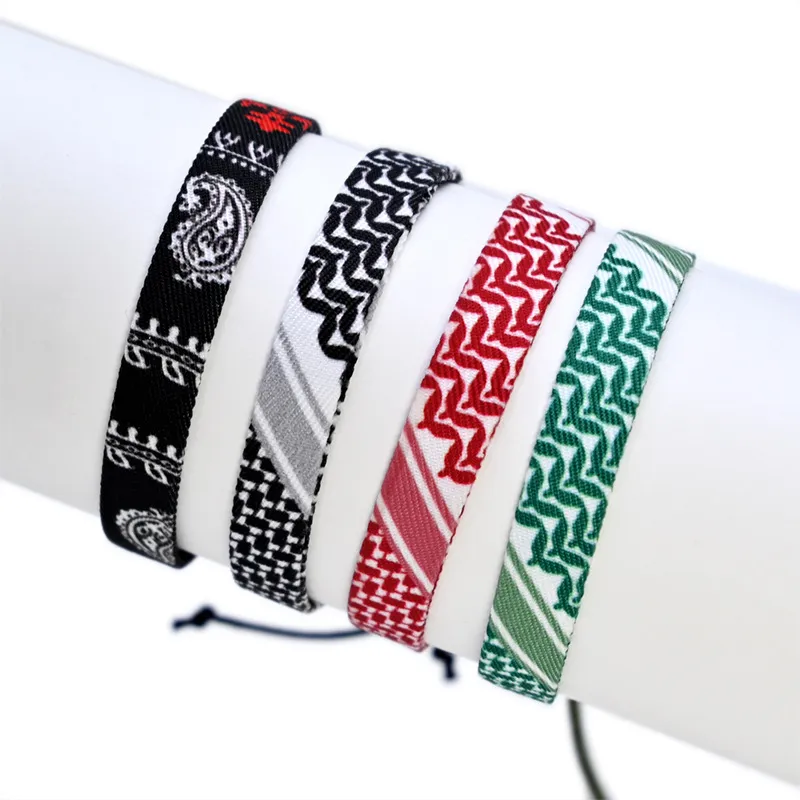 Ethnic Boho Style Woven Fabric Bracelet - Vacation Wind Couple Style