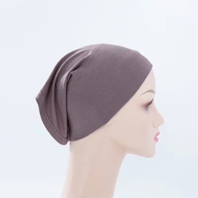 10cm Wide Brim Barrel Cap Beanie - Cotton Fashion OL Monochrome Hat