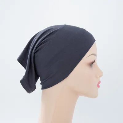 10cm Wide Brim Barrel Cap Beanie - Cotton Fashion OL Monochrome Hat