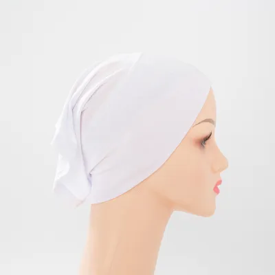 10cm Wide Brim Barrel Cap Beanie - Cotton Fashion OL Monochrome Hat