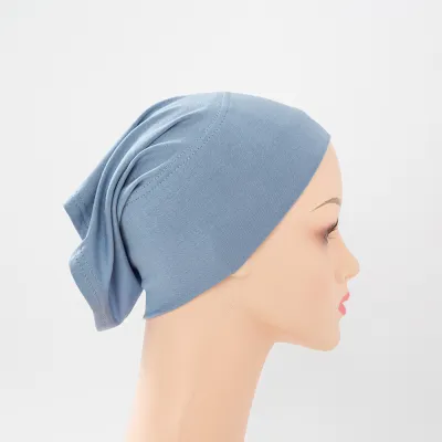 10cm Wide Brim Barrel Cap Beanie - Cotton Fashion OL Monochrome Hat