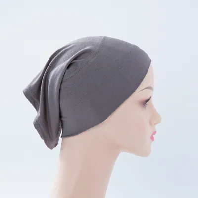 10cm Wide Brim Barrel Cap Beanie - Cotton Fashion OL Monochrome Hat