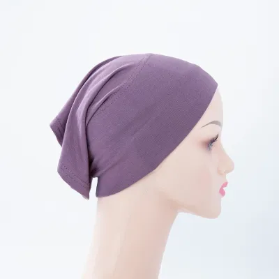 10cm Wide Brim Barrel Cap Beanie - Cotton Fashion OL Monochrome Hat