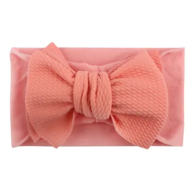 Bow Nylon Baby Girl Hair Band Soft Elastic Hair Accessories for Toddlers