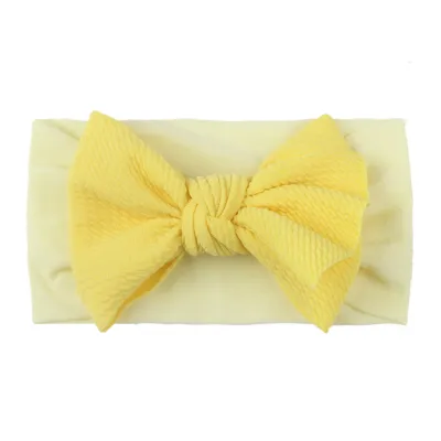 Bow Nylon Baby Girl Hair Band Soft Elastic Hair Accessories for Toddlers