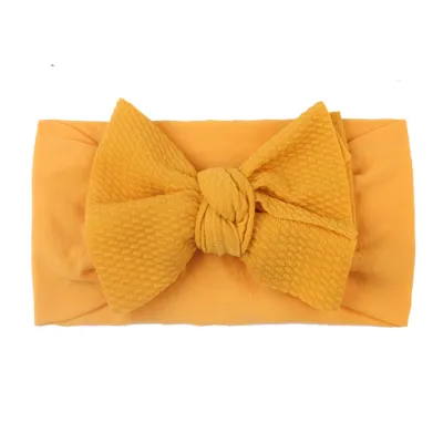 Bow Nylon Baby Girl Hair Band Soft Elastic Hair Accessories for Toddlers