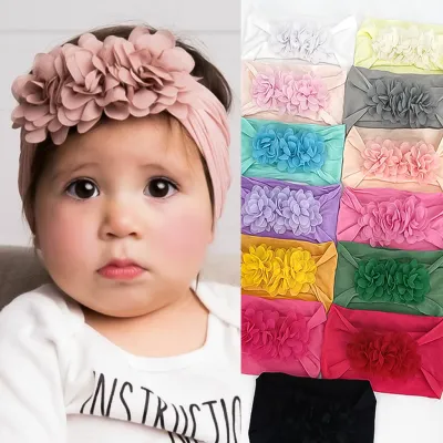 Chiffon Flower Baby Girl Hair Accessories